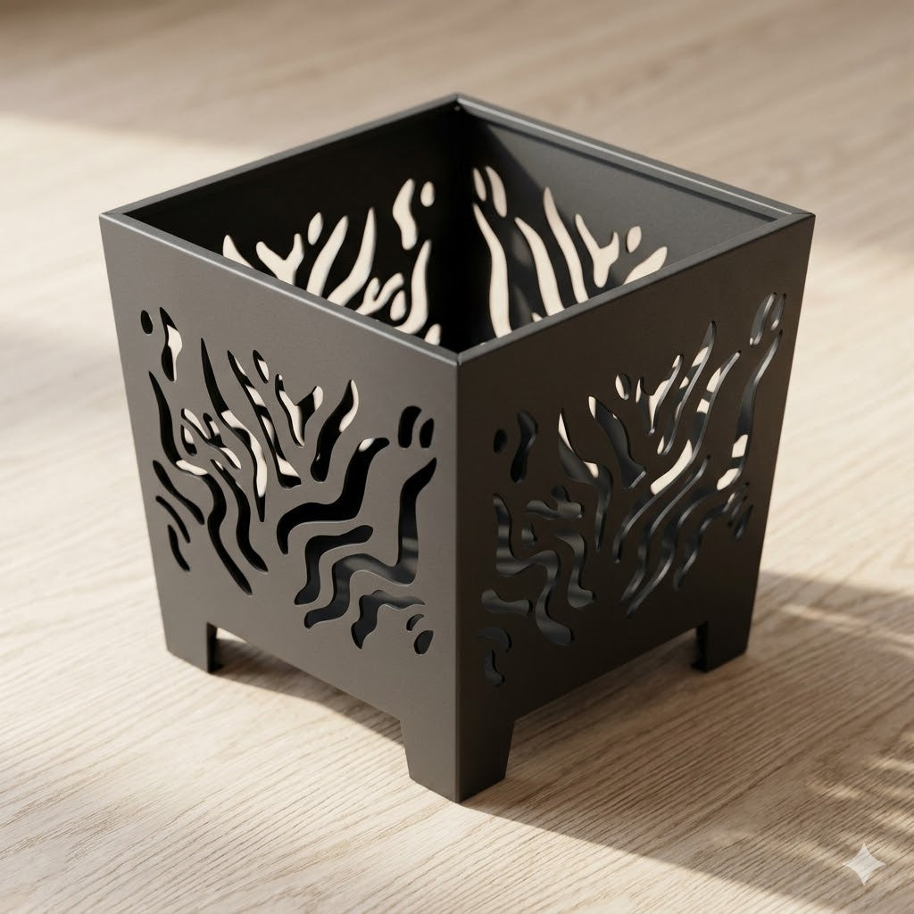 Brasero Flamme Ajouré 40 cm vue produit sans flammes