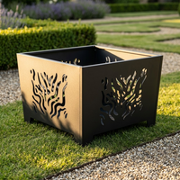 Brasero Flamme Ajouré 60 cm vue produit sans flammes