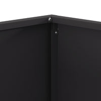 Brasero Flamme Ajouré 60 cm détail finition acier noir