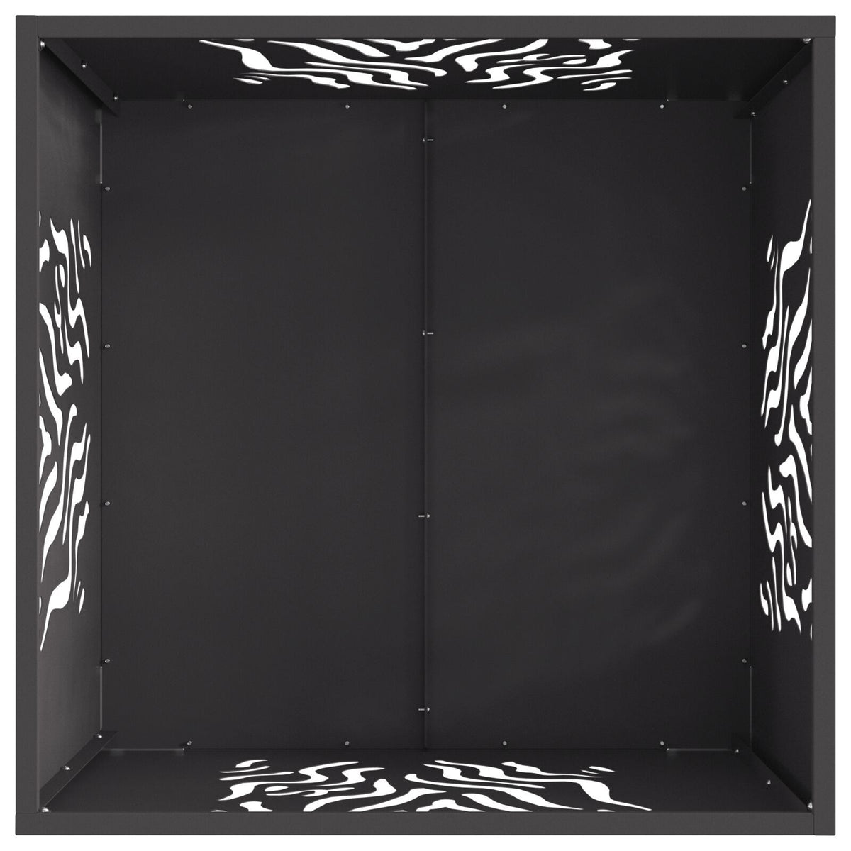 Brasero Flamme Ajouré 60 cm vue de dessus intérieur
