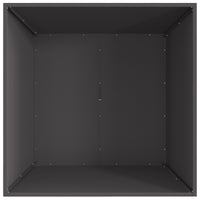 Brasero Trapèze Grand Format 80 cm vue de dessus intérieur