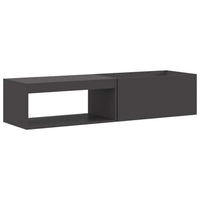 Brasero Rectangulaire XL 160 cm Acier Noir - Vue Produit sur Fond Blanc